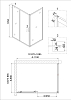 Душевое ограждение Niagara Nova NG-62-11A-A90 стекло прозрачное, профиль хром