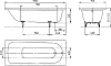 Стальная ванна Kaldewei Advantage 170x75 mod. 373-1 112600010001