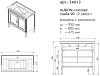 Тумба под раковину Caprigo Albion Concept 34013-TP813 оливковый