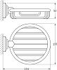 Мыльница 3SC Stilmar STI 206 золото