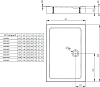 Душевой поддон Radaway Doros D Compact 90x80 см SDRD9080-05, белый