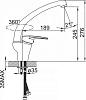 Комплект кухонная мойка Iddis Suno SUN77SLi77 хром + смеситель Iddis Sicily CD56101C