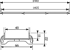 Решётка Tece TECEdrainline Plate 6 015 70 150 см под плитку