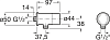 Сливной механизм для писсуара Roca Sprint 5A9224C00