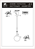 Подвесной светильник Arte Lamp Bolla-Sola A3325SP-1PB