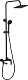 Душевая система Aquanet Passion S3 AF300-72-S-B, черный матовый