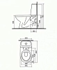 Напольный унитаз Kolo Solo 79232000 крышка стандарт