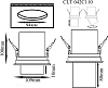 Встраиваемый светодиодный спот Crystal Lux CLT 042C110 WH