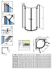 Дверь для душевого уголка 100 см Radaway Essenza New PDD 100 L 385003-01-01L стекло прозрачное