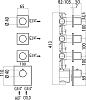 Скрытая часть Bossini OKI 3 Outlets LP Z030202