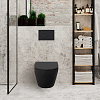 Подвесной унитаз BelBagno Colorato BB062CHR-MB безободковый, черный матовый