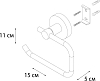 Держатель туалетной бумаги Fixsen Modern FX-51510A хром