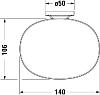 Мыльница Duravit Starck T 0099331000 хром