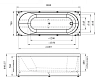 Акриловая ванна Vannesa 2-01-0-0-1-243Р белый