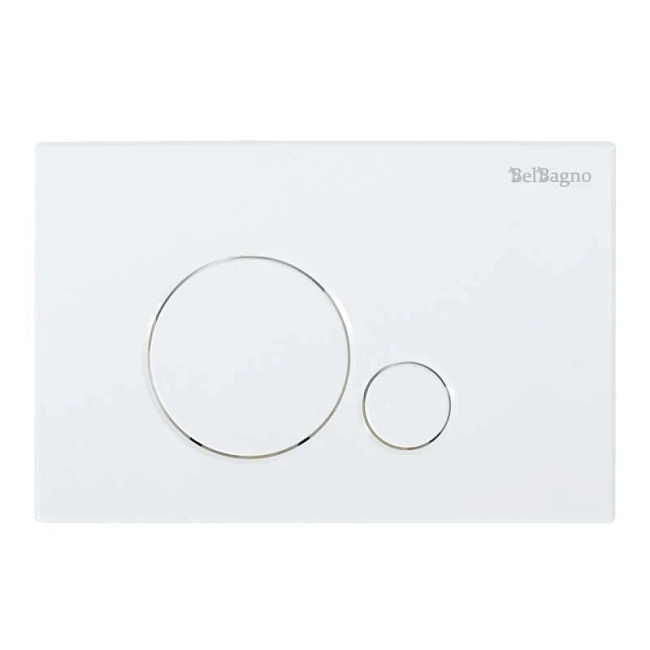 Инсталляция BelBagno с безободковым унитазом BelBagno Sfera-R BB046CHR, сиденье микролифт, клавиша белая, комплект