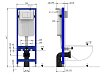 Инсталляция для унитаза Allen Brau Pneumatic Slim 9.11102.20