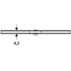 Накладная панель для трапа Geberit CleanLine 20 154.451.KS.1