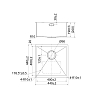 Комплект кухонных моек Iddis Edifice EDI44S0i77K сатин