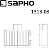 Мыльница Sapho Everest 1313-03, хром