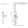 Душевая система Timo Selene SX-2129/03SM черный