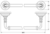 Полотенцедержатель 3SC Stilmar STI 413 серый