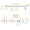 Душевой трап RGW SDR 64213480-04 черный