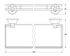 Полка FBS Vizovice VIZ 014 хром