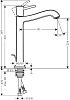 Смеситель для раковины Hansgrohe Metropol Classic 31303090, хром золото