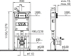 Комплект VitrA S50 9003B003-7201 кнопка хром безободковый, с крышкой-сиденьем микролифт