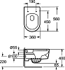 Подвесной унитаз BelBagno Santhe-I BB1002CH