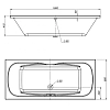 Акриловая ванна Sole Aura MRV0064 белый