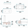 Смеситель для раковины Rea Oval + Box REA-B5125 золото