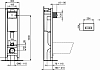 Комплект инсталляция с подвесным унитазом Ideal Standard Tempo W440101 с сиденьем микролифт