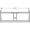 Тумба для комплекта 118 см Geberit Smyle Square 500.355.JL.1 песчаный