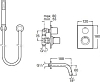 Смеситель для ванны/душа Roca Element 5A2762C00