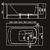 Акриловая ванна 1ACReal Gamma Щ0000028714 белый