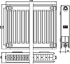 Радиатор стальной Kermi FKO 220614 тип 22