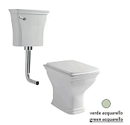 Напольный унитаз ArtCeram Civitas CIV002 35 00, verde acquarello, зеленый