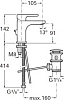 Смеситель для раковины Roca L20 5A3I09C00