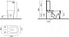 Бачок для унитаза GSI Traccia 6981 11 bi подвод снизу бачка