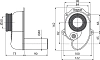 Сифон для писсуара AlcaPlast AG210901240 белый