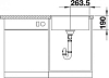 Кухонная мойка Blanco Subline 500-F 523535 белый