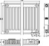 Радиатор стальной Kermi FKV 110912 тип 11