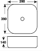 Рукомойник Mira MR-3939BS