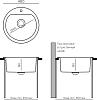 Мойка кухонная Domaci Савона QB 480 уголь