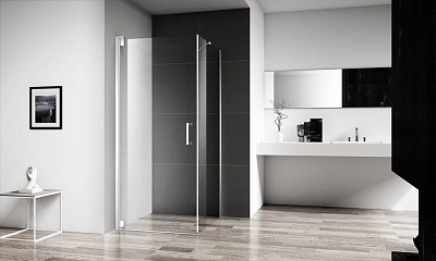 Душевой уголок BelBagno MARMI-AH-1-100/80-C-Cr