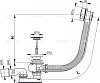 Слив-перелив AlcaPlast A51BM