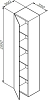 Шкаф-колонна подвесной Am.Pm Spirit 2.0 M70ACHML0356PG
