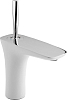 Смеситель для раковины Hansgrohe PuraVida 15275400 с гигиеническим душем, белый/хром