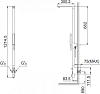 Душевая стойка TOTO Showers TBW01404R, хром